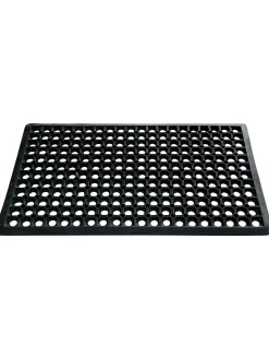 Rubber Fußmatte, Schwarz