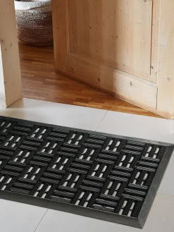 Rubber Plus Fußmatte, Schwarz