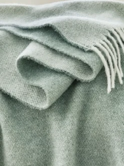 Runa Wolldecke, Offwhite/Mint