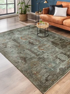 Saldala Vintage-Teppich, Dark-Green