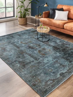 Saldala Vintage-Teppich, Dark Blue
