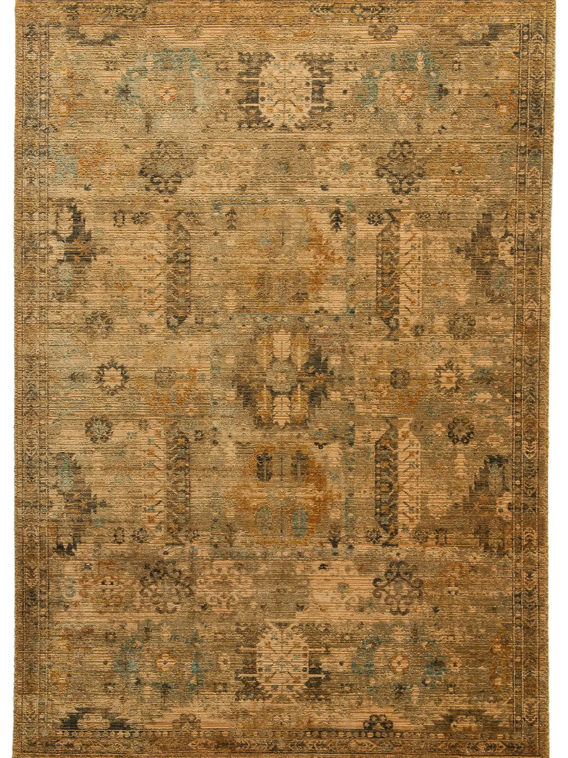 Saldala Vintage-Teppich, Gold
