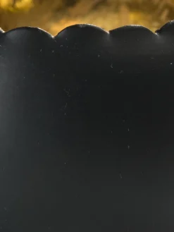 Salla Windlicht, Schwarz/Gold