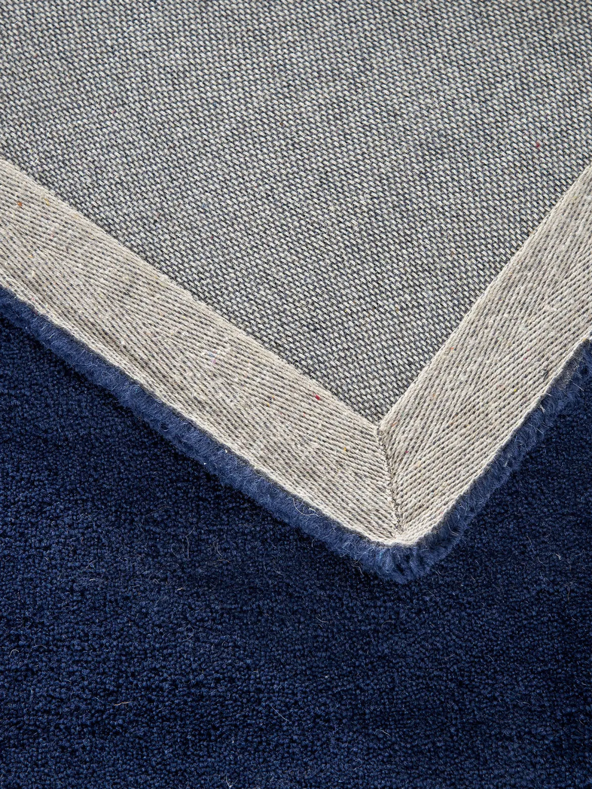 Salmour Woll-Teppich, Navy Blue