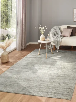 Samnapur Woll-Teppich, Dark Grey