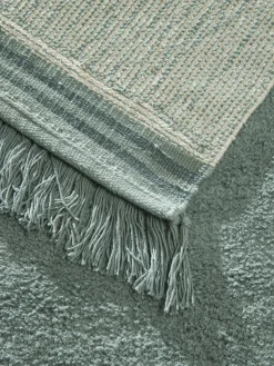 Sandby Uni-Teppich, Blaugrau