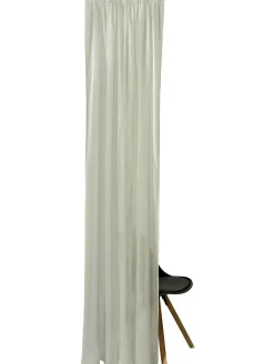Sarona Vorhang mit Gardinenband, Taupe