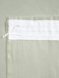 Sarona Vorhang mit Gardinenband, Taupe