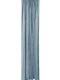 Sarona Vorhang mit Gardinenband, Blau