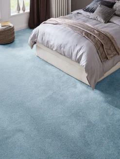 Satin Velours-Teppichboden, Glacier 71