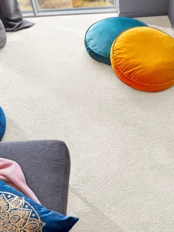 Satin Velours-Teppichboden, Snow 30