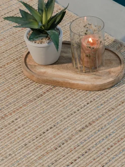 Savaneta Outdoor-Teppich, Natur/Taupe