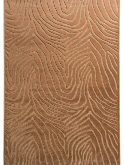 Savaro Moderner Teppich, Kupfer