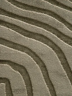 Savaro Moderner Teppich, Olive