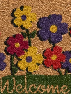 Sea of Flowers Fußmatte, Multicolor
