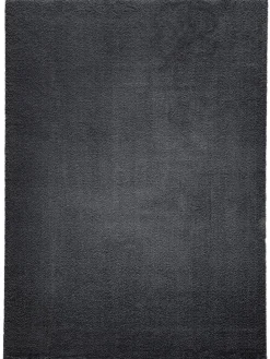 Sensation Hochflor-Teppich, Dunkelgrau