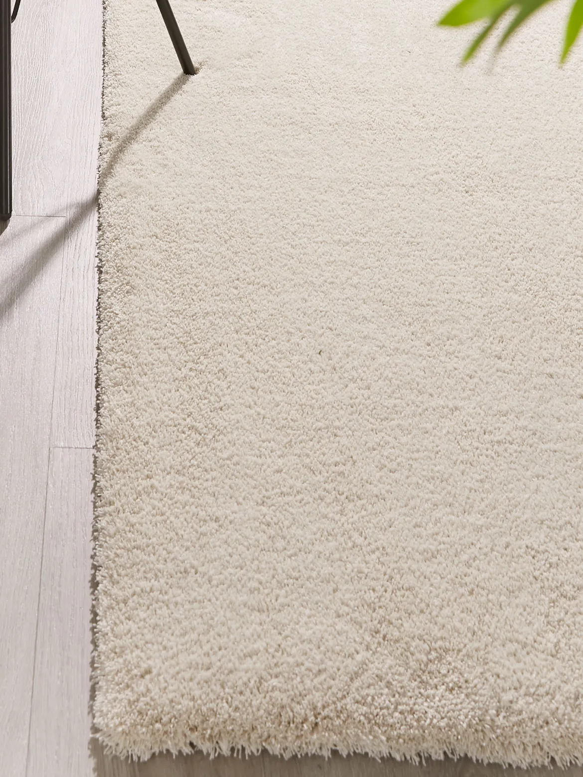Sensation Hochflor-Teppich, Weiss