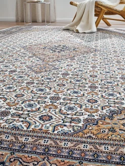 Shahpura Bidjar Orient-Teppich, Beige