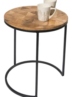 Side Table Wood Tisch, Natural