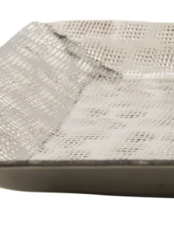 Silver Net Deko-Tablett, Silber