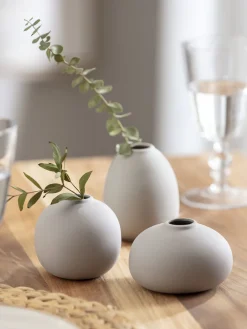 Silvy Vase, Grau