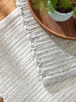 Skaraborg Woll-Teppich, Creme