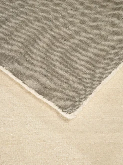Skarup Woll-Teppich, White/Black