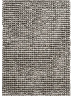 Smedby Filzkugel-Teppich, Stone Grey