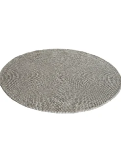 Smedby Filzkugel-Teppich, Stone Grey