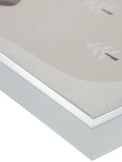 Snowy Leinwand-Druck-gerahmt, Multicolor