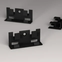 Sockelleisten-Clips Verlegezubehör, Schwarz