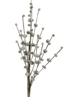 Softflower Kunstblume, Grau