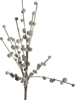 Softflower Kunstblume, Grau