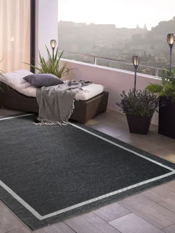 Svana Outdoor-Teppich, Anthrazit