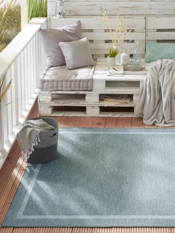 Svana Outdoor-Teppich, Aqua
