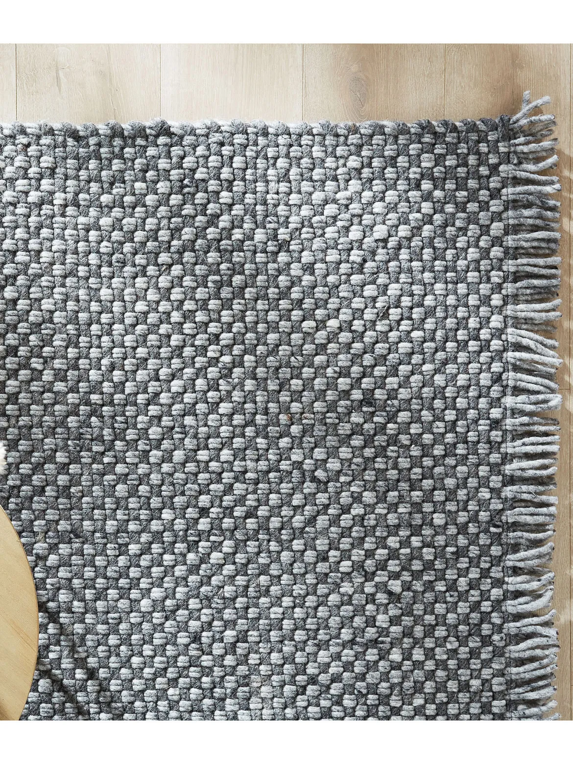 Svanberga Woll-Teppich, Dark Grey