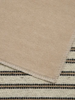 Svansbjerg Moderner Teppich, Creme/Schwarz