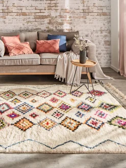 Tafila Berber-Teppich, Creme