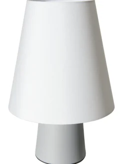 Talbury Tischleuchte, Grau/Weiss