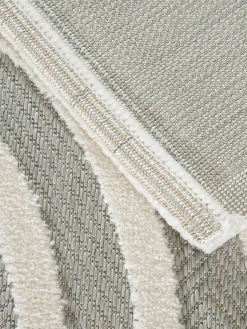 Talca Outdoor-Teppich, Silbergrau