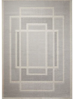 Tamdrup Moderner Teppich, Silber