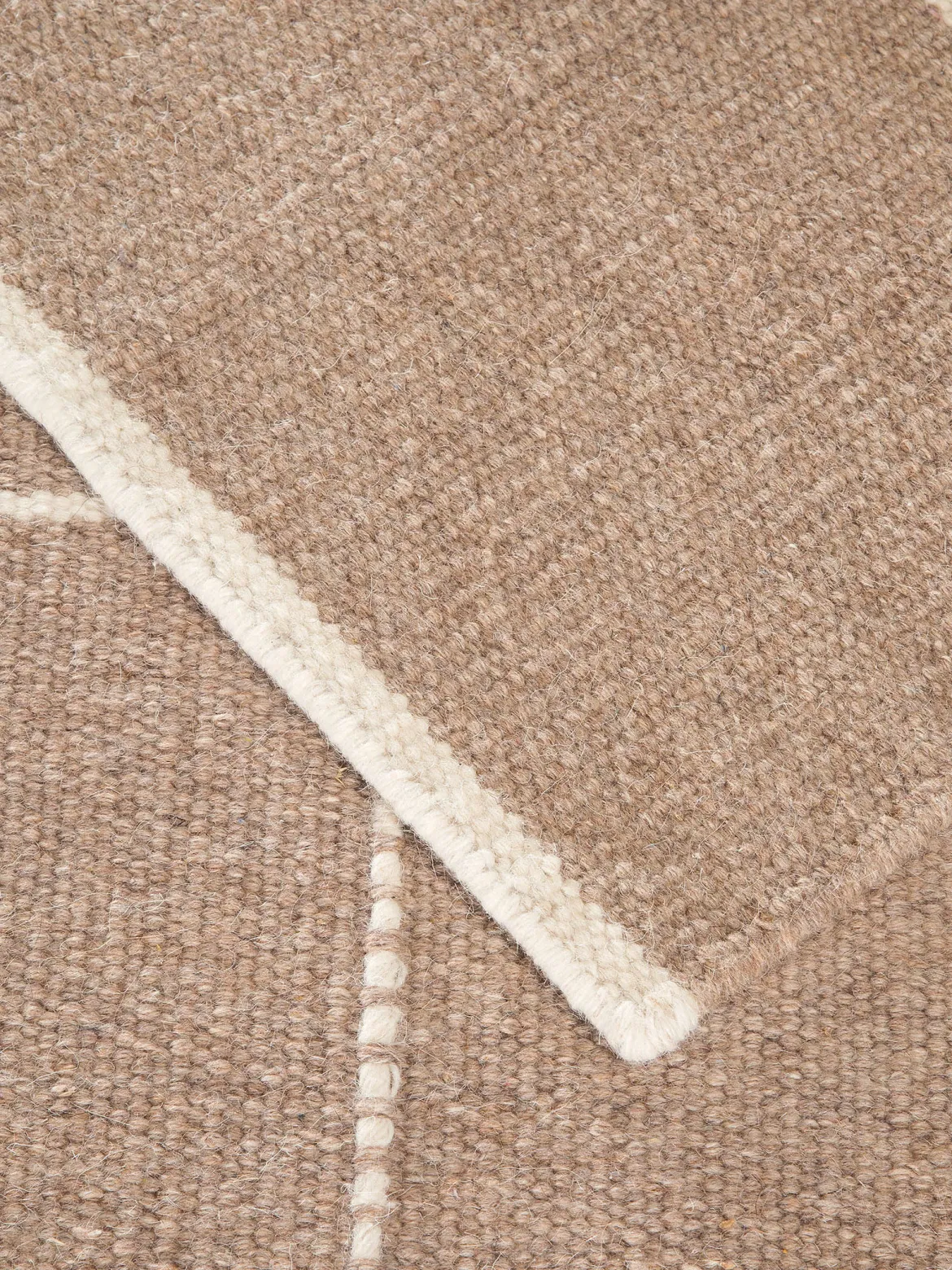 Tidaholm Woll-Teppich, Taupe