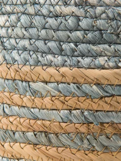 Tjira Korb, Natural/Blue