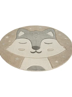 Todd Kinder-Teppich, Grau/Beige