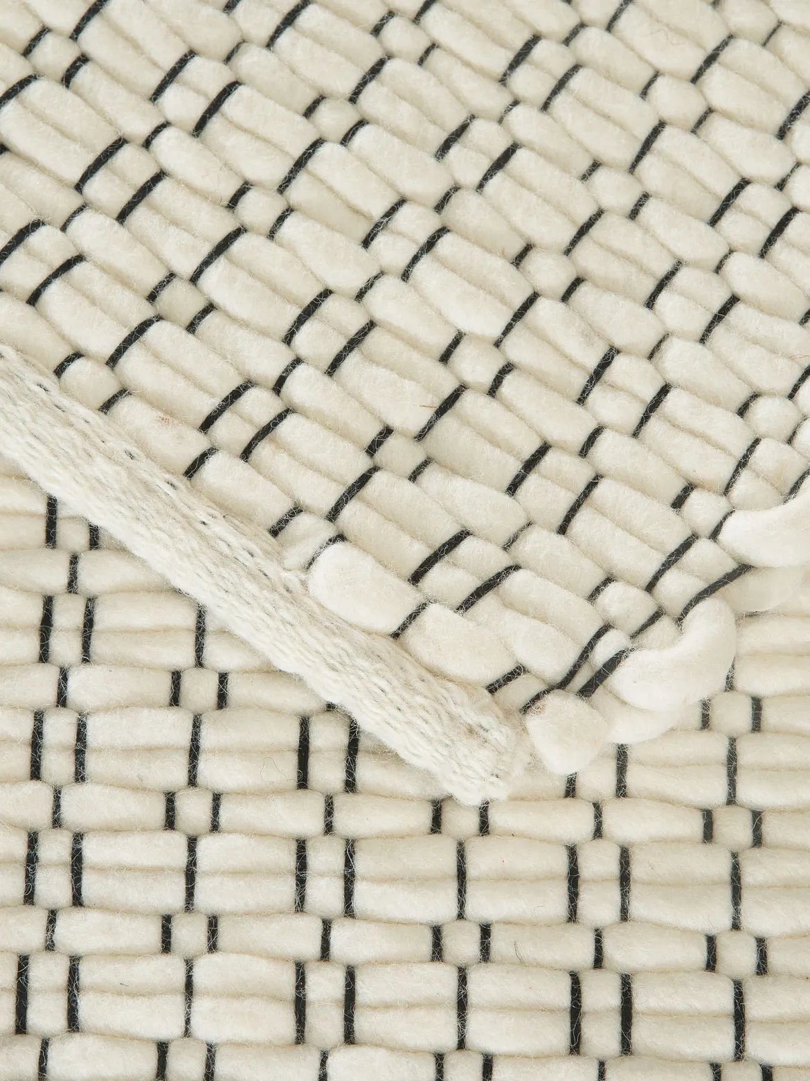 Toftlund Woll-Teppich, White