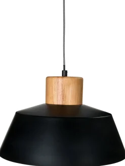 Toreby Hängeleuchte, Natur/Schwarz