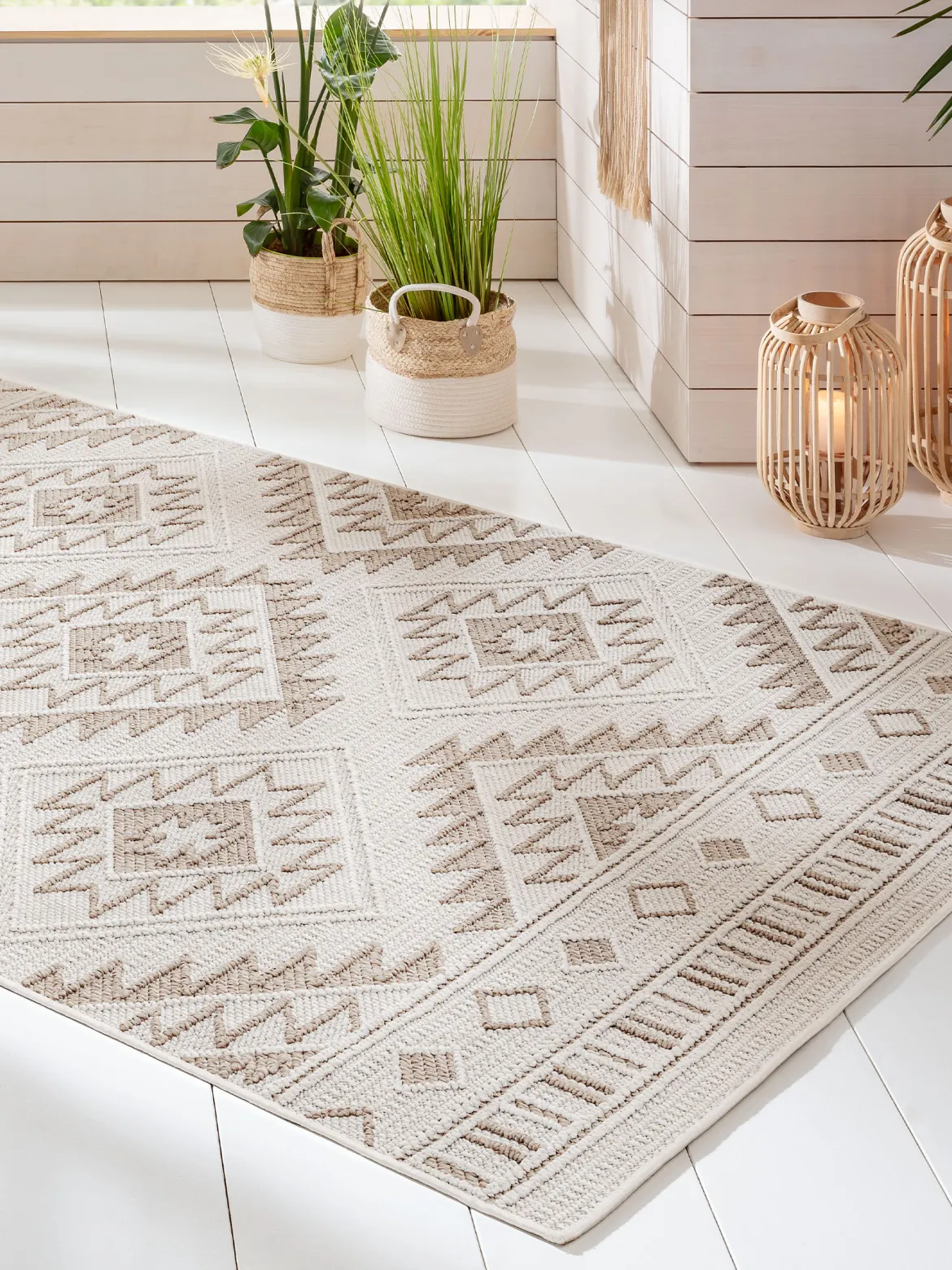 Tortugero Outdoor-Teppich, Beige