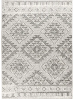 Tortugero Outdoor-Teppich, Grau