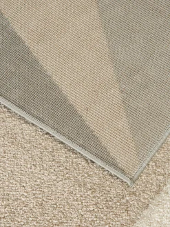 Triogona Moderner Teppich, Grau/Beige