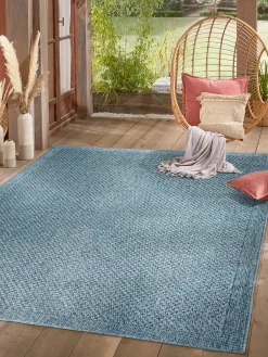 Tsambika Outdoor-Teppich, Blue